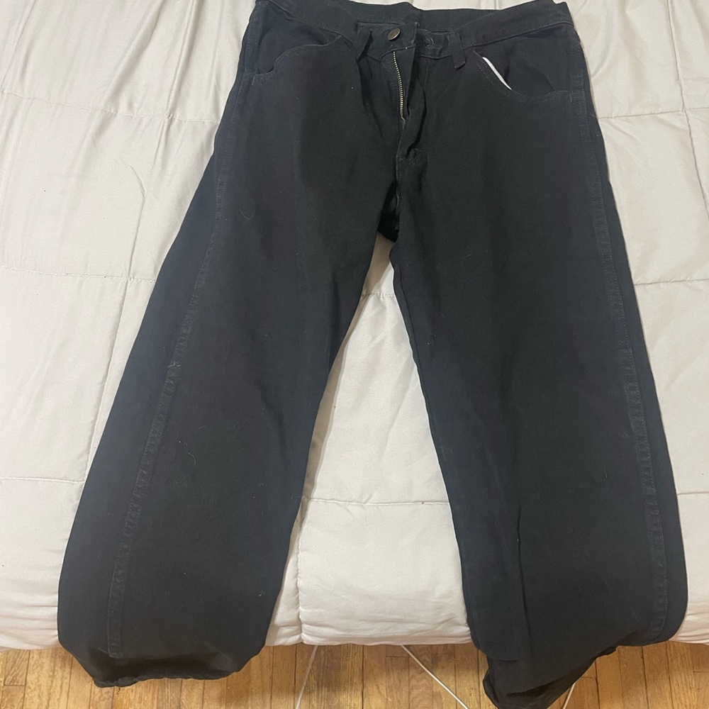 Brand new black wrangler jeans 30x30 straight leg